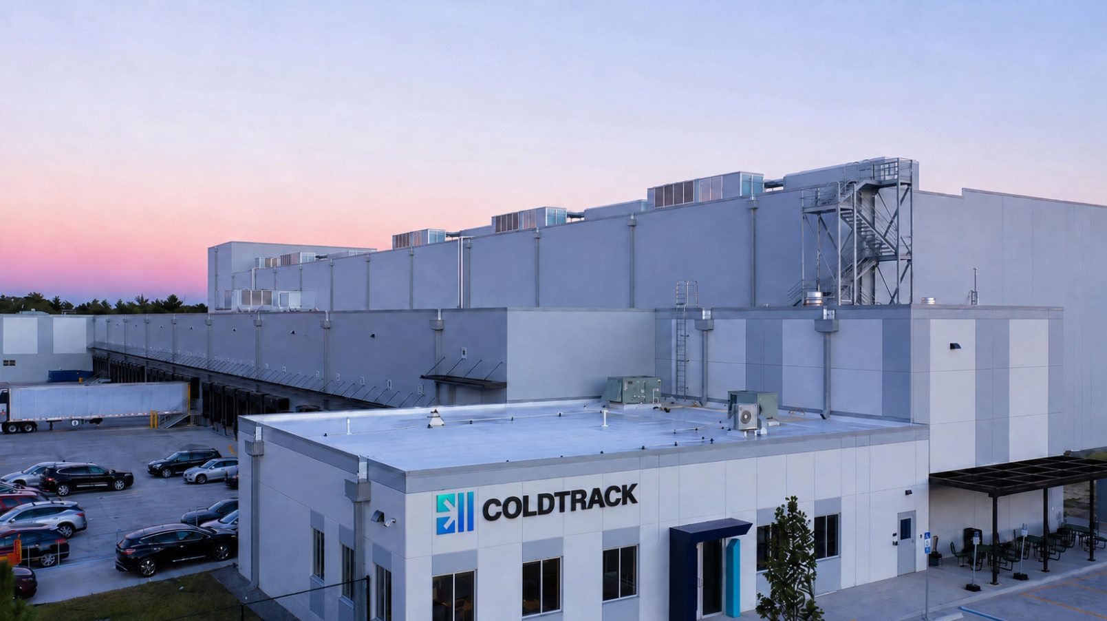 Temperature-controlled fulfilment warehouse in Jacksonville with ambient, refrigerated and frozen storage supporting parcel distribution of perishable products.