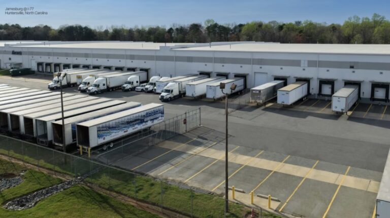 Jamesburg @ I-77 distribution warehouse in Huntersville, North Carolina.