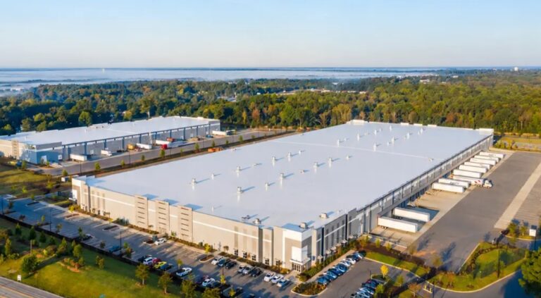 Large logistics warehouse included in LBA Realty's Southeast industrial portfolio acquisition.