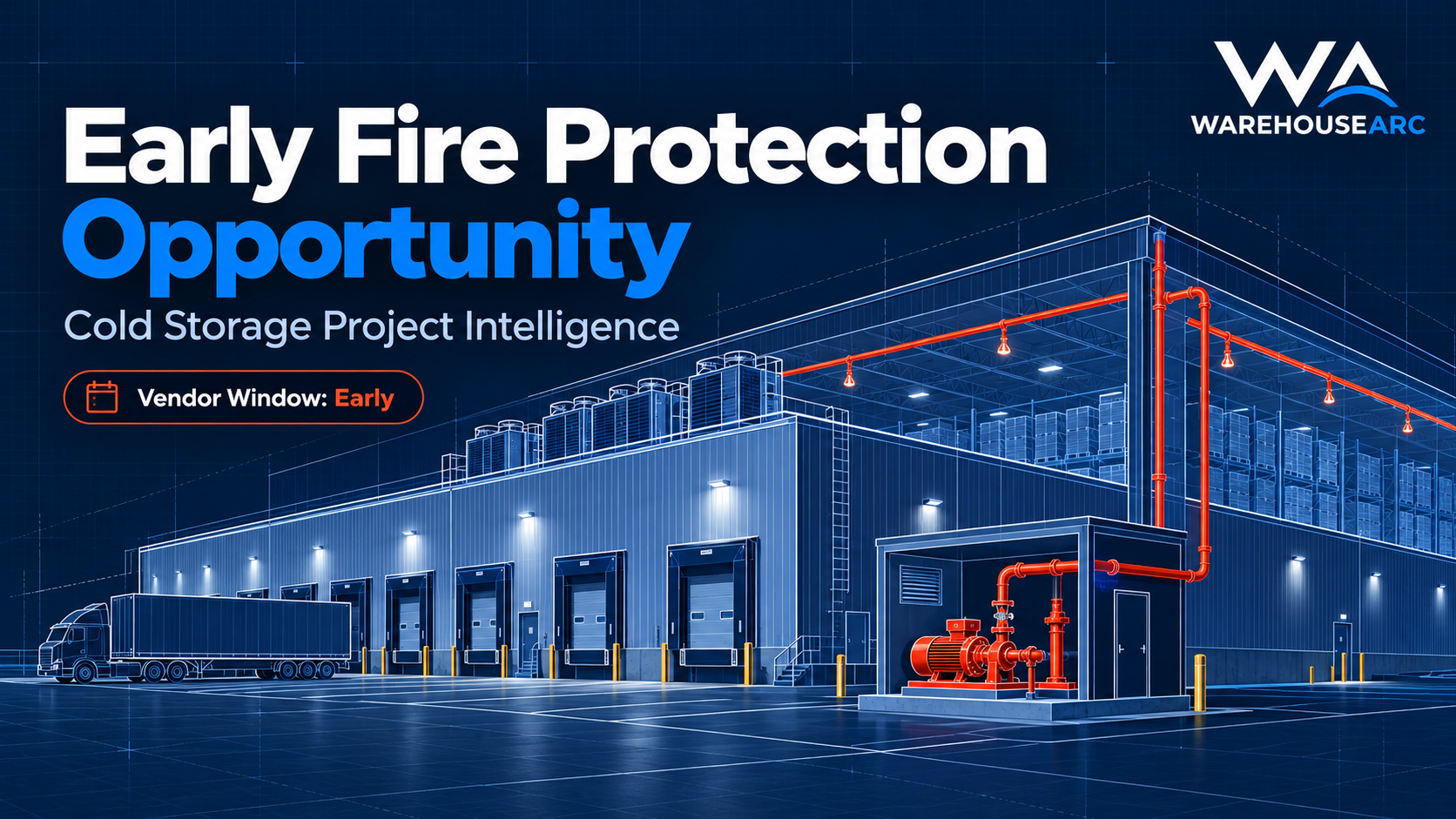 Fire Protection Opportunity in Cold Storage: Food Distribution Center Shows Dedicated Pump House