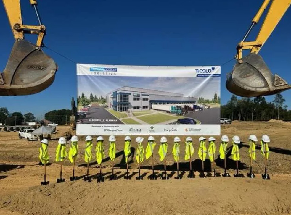 PermaCold breaks ground on $40M Alabama frozen storage facility